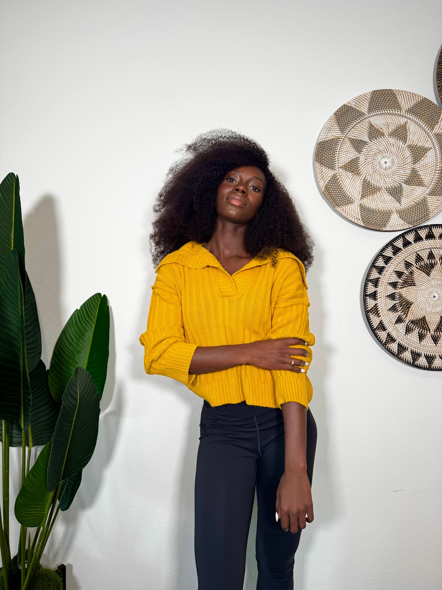 Seam Detail Off Shoulder Sweater