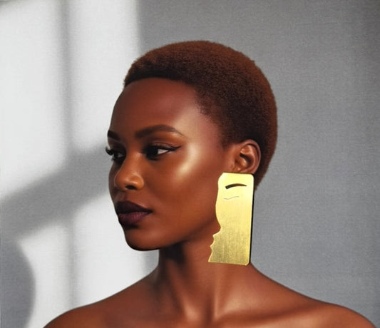 Golden Gaze Metallic Earrings