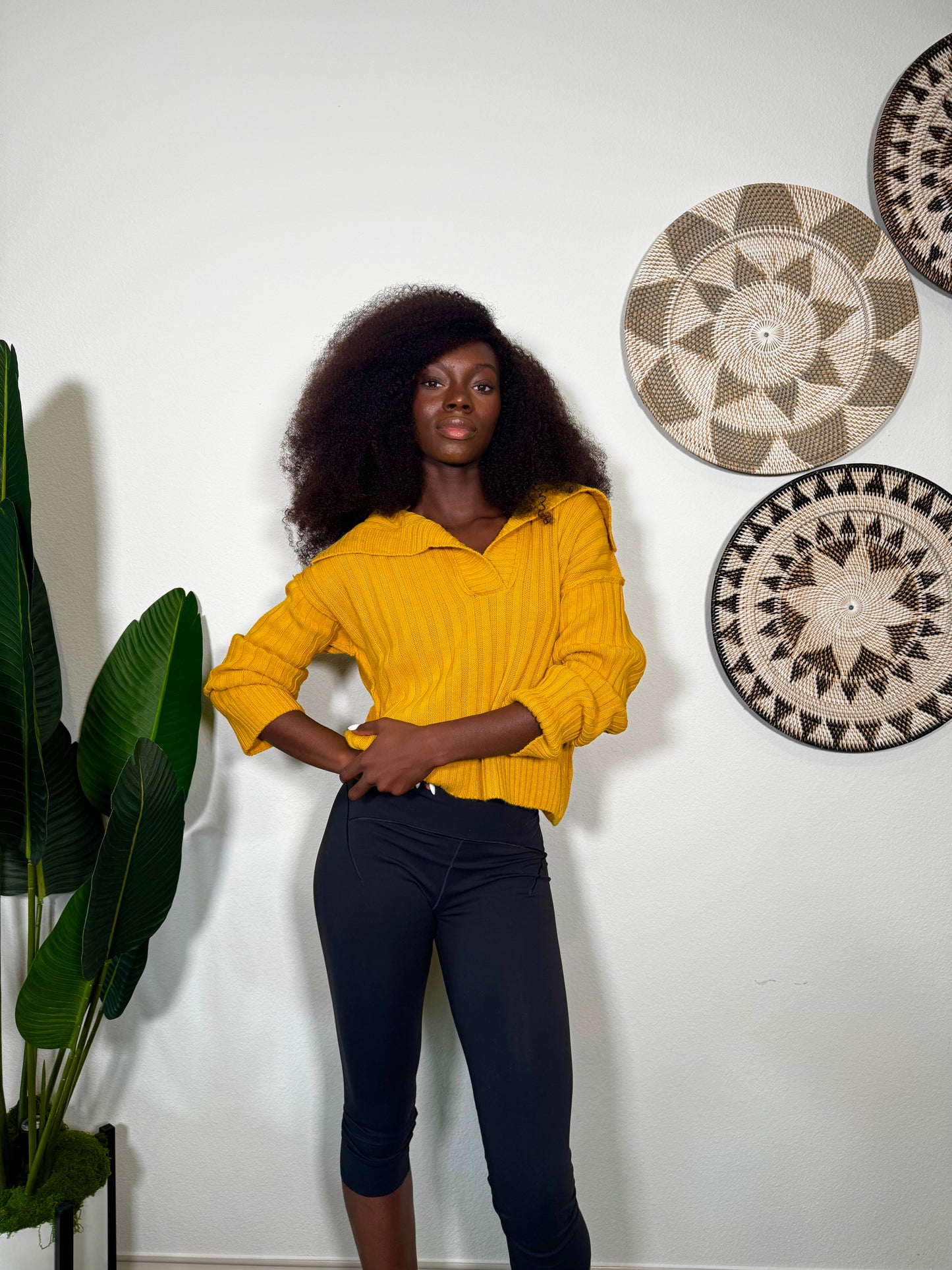 Seam Detail Off Shoulder Sweater