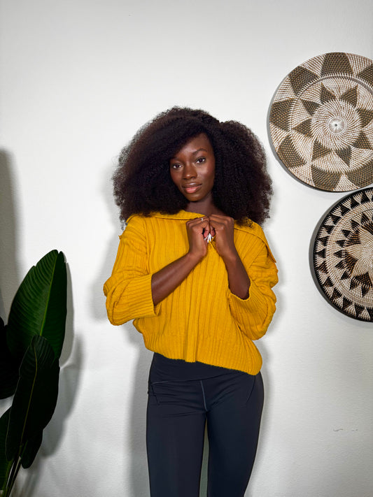 Seam Detail Off Shoulder Sweater