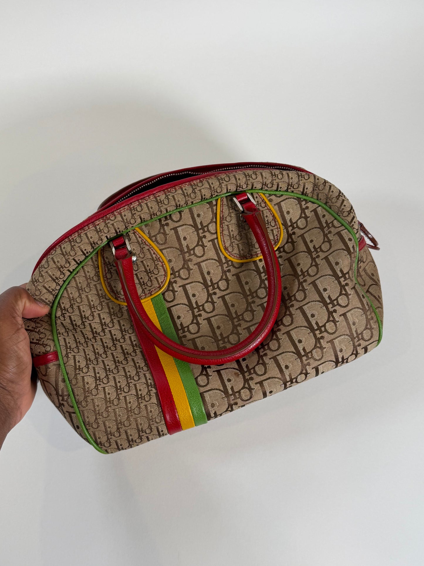 Dior Rasta Monogram Satchel