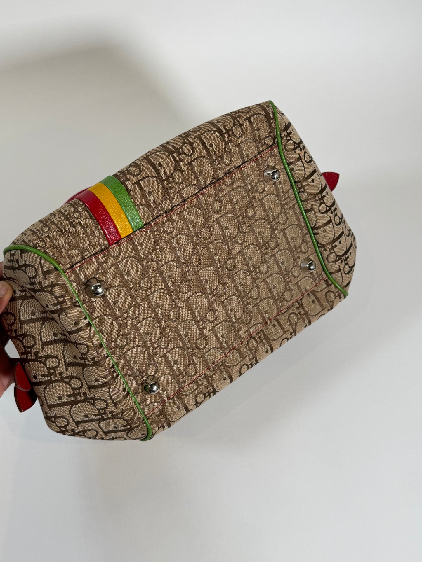 Dior Rasta Monogram Satchel