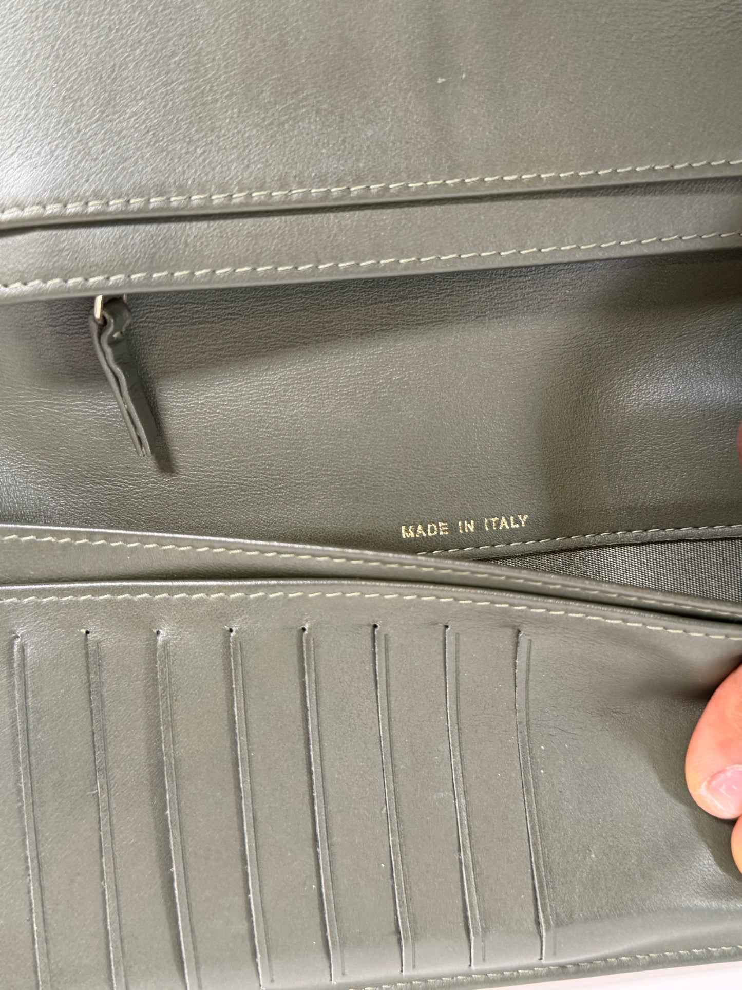 CHANEL Black Quilted Boy Wallet On Chain