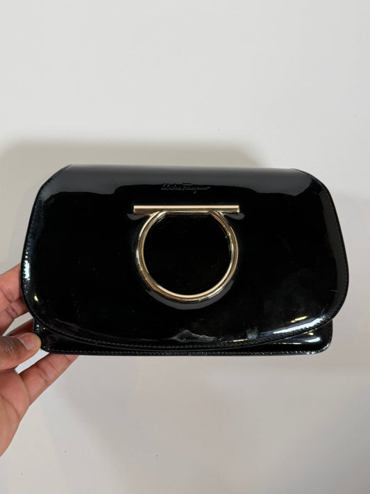 Ferragamo Patent Leather Crossbody Bag