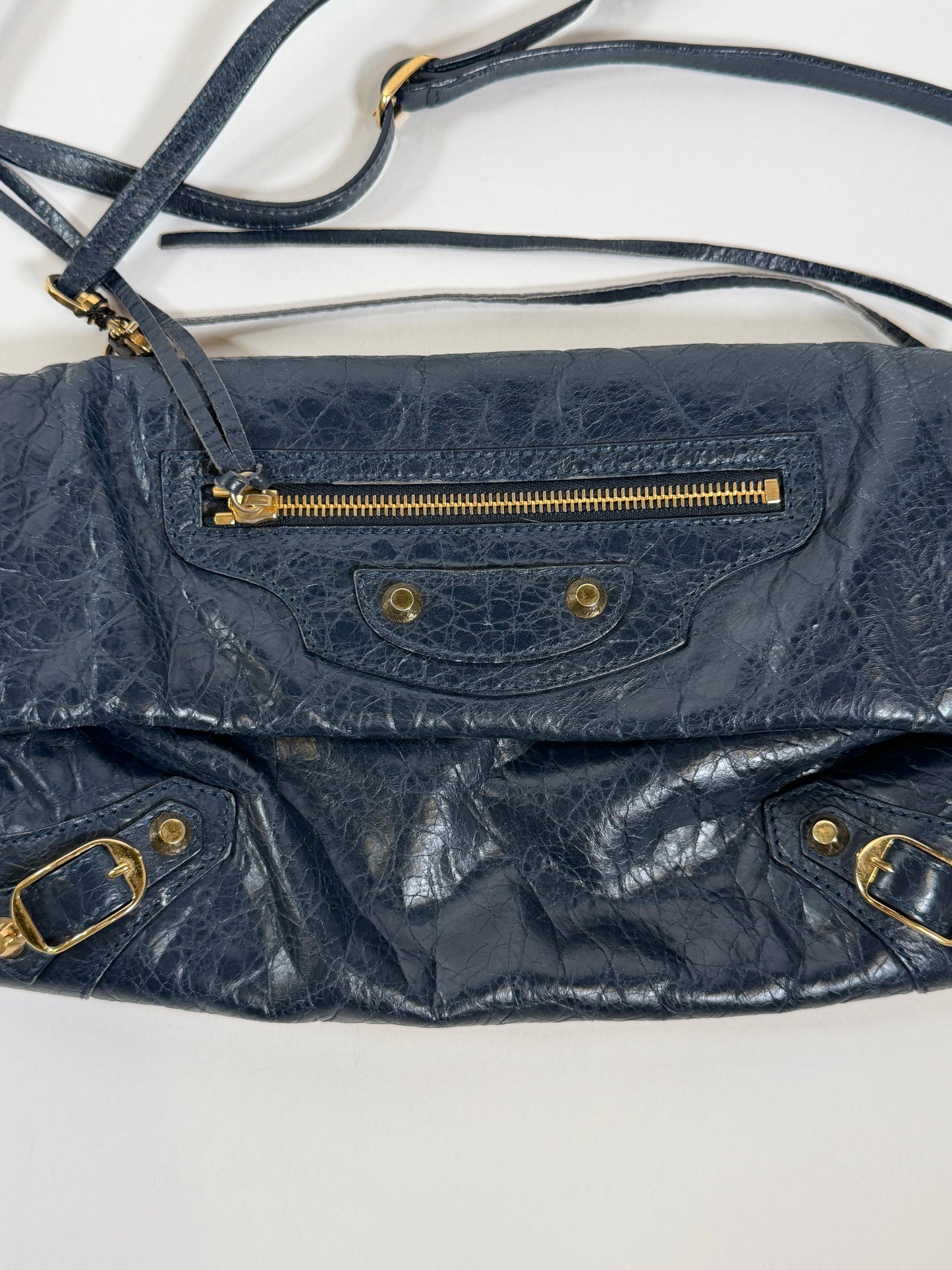 Balenciaga Motocross Classic Envelope Clutch