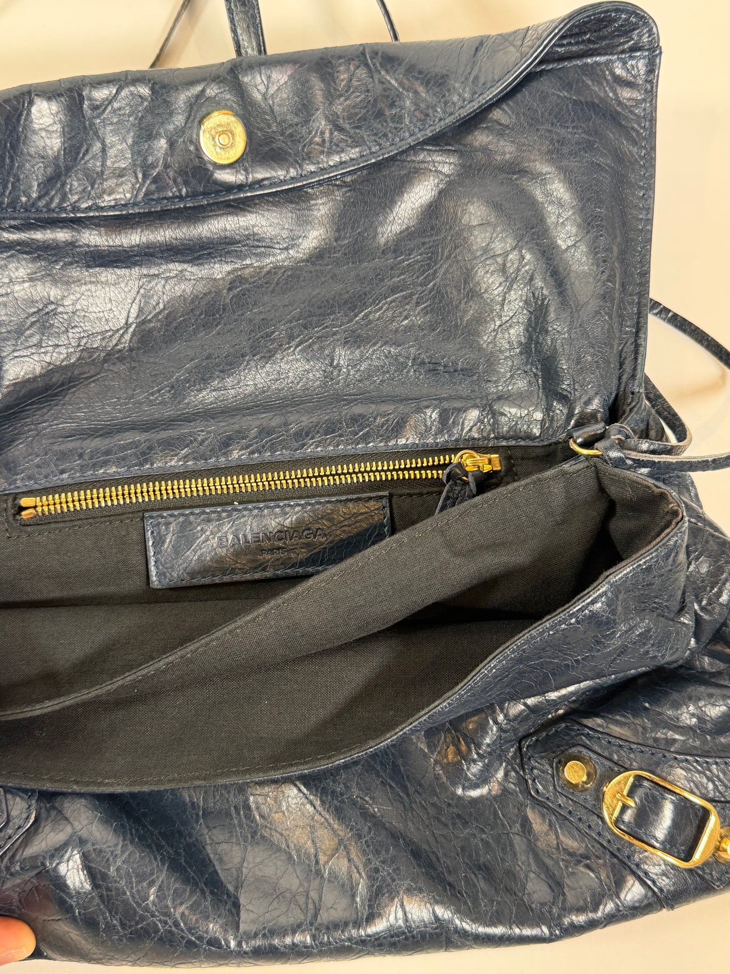 Balenciaga Motocross Classic Envelope Clutch