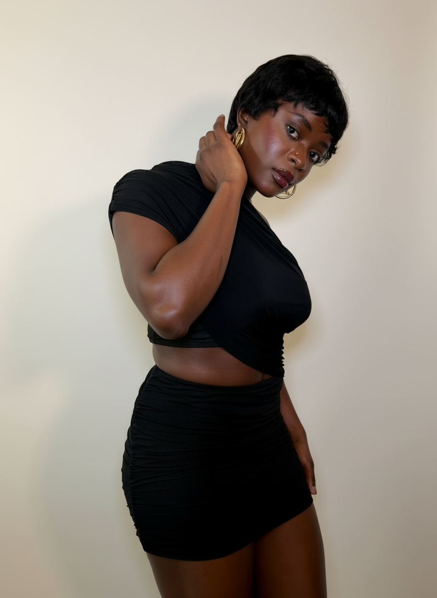 Cut Out Off Shoulder Mesh Dress
